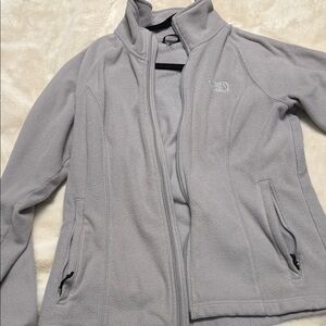 The North Face Women's Light Gray Fleece Jacket